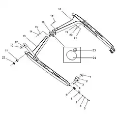 Joint Bearing GEG60ES - Блок «Push Arm Assembly»  (номер на схеме: 11)