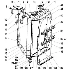 Radiator - Блок «Cooling System»  (номер на схеме: 17)