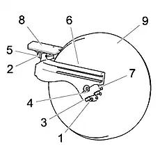 Pin 10×20 - Блок «Idler Group»  (номер на схеме: 4)