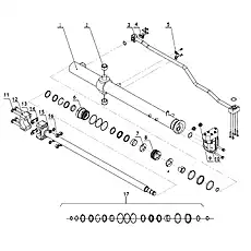 Washer 24 - Блок «Left Lift Cylinder (Richi)»  (номер на схеме: 15)