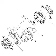 PLATE-SERIAL - Блок «Axle AR-Rear (5720355)»  (номер на схеме: 3)
