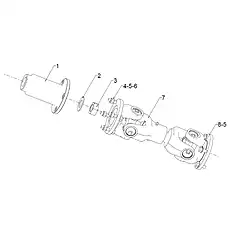 Spacer - Блок «Front Drive Shaft Component (5721414)»  (номер на схеме: 2)