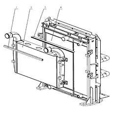 RADIATOR GP 394308-01 - Блок «Группа радиатора»  (номер на схеме: 4)
