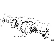 Gup-Roller Brg - Блок «Wheel GP (5734329)»  (номер на схеме: 17)