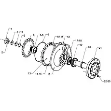 Gup-Roller Brg - Блок «Wheel GP (5765629)»  (номер на схеме: 17)
