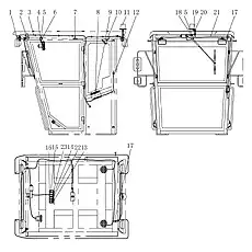 BRACKET - Блок «CAB ELECTRIC SYSTEM»  (номер на схеме: 19)