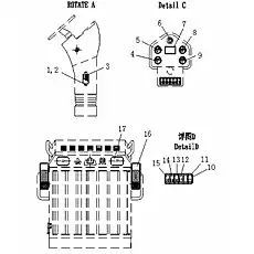 CHRONOMETER - Блок «Электрическая система 3 (для SHANGHAI)»  (номер на схеме: 6)