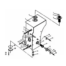 Screw plug - Блок «Топливный бак в сборе»  (номер на схеме: 19)