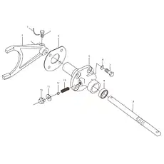 Steel ball 10 - Блок «H/L Speed Shift Fork Assembly»  (номер на схеме: 12)