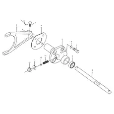 Steel ball 10 - Блок «H/L Speed Shift Fork Assembly»  (номер на схеме: 12)