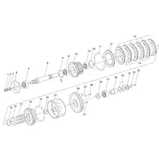 Taper roller bearing 32207 - Блок «Входной вал в сборе»  (номер на схеме: 5)