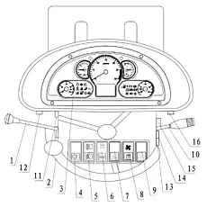 Small lamp and top lamp switch - Блок «Стол инструментов»  (номер на схеме: 6)