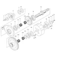 Bearing 310 - Блок «Выходной вал в сборе»  (номер на схеме: 11)