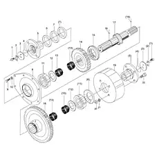 Ball bearing 310 - Блок «Выходной вал в сборе»  (номер на схеме: 11)