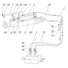 Tilting Cylinder Piping