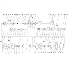 Adjusting gasket - Блок «Преобразователь крутящего момента»  (номер на схеме: 82)