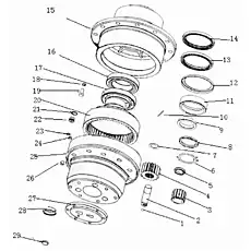 Bearing 32026 - Блок «Wheel-end Assembly»  (номер на схеме: 17)