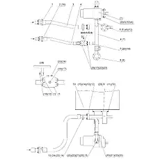 Plug M14×1.5 - Блок «MULTIPLE UNIT VALVE/WORK PUMP PIPING (PILOT) SL50W-3»  (номер на схеме: (18))