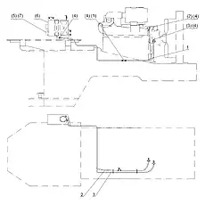 Tail water valve - Блок «WARM BRAW SYSTEM (FOR WEICHAI ENGINE)»  (номер на схеме: (1))