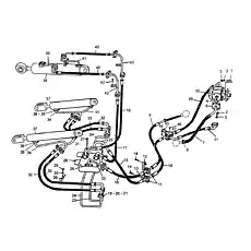 distnbution valve - Блок «Рабочее устройство гидравлической системы»  (номер на схеме: 26)