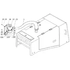 Washer 12 - Блок «Air Filter (Option)»  (номер на схеме: (5))