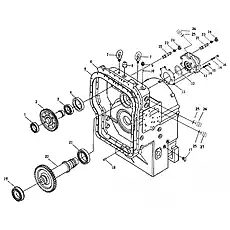 Washer - Блок «Gearbox Assembly 1 (370801)»  (номер на схеме: 25)