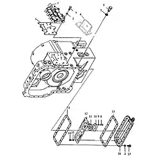 Support - Блок «Gearbox Assembly 2 (370801)»  (номер на схеме: 4)