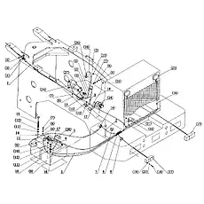 Insurance box - Блок «Rear Frame Wiring (Shanghai Engine) 2»  (номер на схеме: (28))
