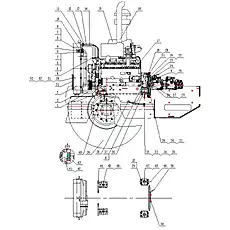 Oil-water radiator - Блок «Система приводов»  (номер на схеме: 3)