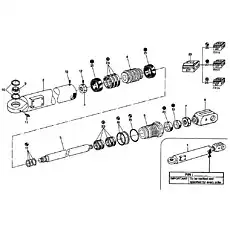 GASKET - Блок «R0005447 SPREAD CYLINDER»  (номер на схеме: 20)