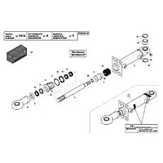 GASKET - Блок «R0009919 TWIST CONTROL CYLINDER»  (номер на схеме: 20)
