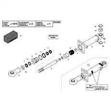 GREASE NIPPLE - Блок «R0009920 TWIST CONTROL CYLINDER»  (номер на схеме: 21)