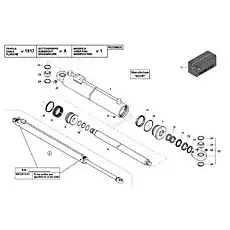 DOWEL - Блок «R0009928 SPREAD CYLINDER»  (номер на схеме: 8)