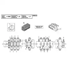 SCREW - Блок «R0009933 CONTROL VALVE GROUP»  (номер на схеме: 4)