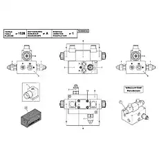 GASKETS SET - Блок «R0009936 CONTROL VALVE»  (номер на схеме: 9)