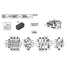 CONNECTOR - Блок «R0010131 CONTROL VALVE GROUP»  (номер на схеме: 21)
