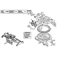 SPRING WASHER - Блок «R0010200 SPREADER FIFTH WHEEL ASSEMBLY»  (номер на схеме: 11)
