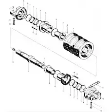 SCREW PLUG - Блок «0A45065 Двойной ролик фланца гусеницы»  (номер на схеме: 15)