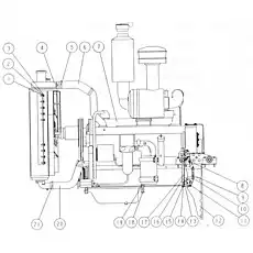 RUBBER PIPE - Блок «1V34000 Группа двигателя»  (номер на схеме: 6)