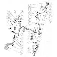 KEY 5x19 - Блок «2V13000 Управление тормозами»  (номер на схеме: 1)