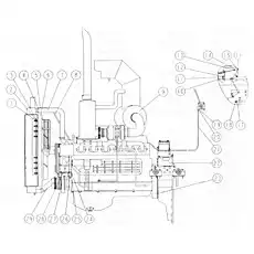 RUBBER PIPE - Блок «2V18000 Группа двигателя»  (номер на схеме: 7)