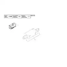GASKETS SET - Блок «Регулирующий клапан 607513»  (номер на схеме: 3)