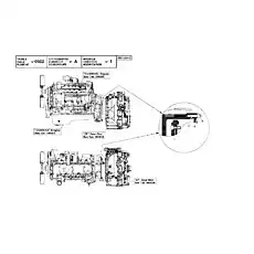 RIBBED LOCK WASHER - Блок «Двигатель - Приборы коробки передач (CUMMINS - ZF)»  (номер на схеме: 4)
