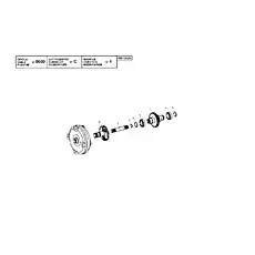 PISTON RING - Блок «Коробка передач - Группа входного вала»  (номер на схеме: 5)