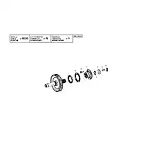 OUTPUT FLANGE - Блок «Коробка передач - Группа выходного фланца»  (номер на схеме: 7)