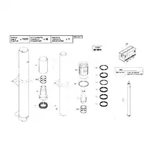 SPACER (+) - Блок «Цилиндр подъема (F»  (номер на схеме: 8)