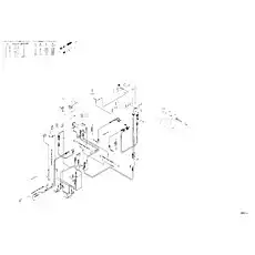 RIBBED LOCK WASHER - Блок «Гидравлическая система подъемного механизма - Хомут на трубку (F28 - F30 - F32)»  (номер на схеме: 100)