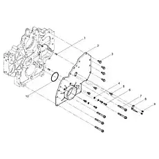 Inner hexagon screw - Блок «Camx gear cover binding group»  (номер на схеме: 6)