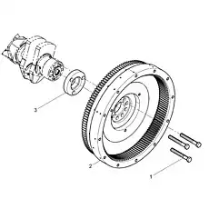 Flywheel bolt - Блок «Flywheel Group»  (номер на схеме: 1)