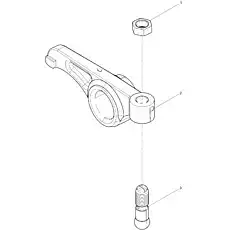 Valve Adjusting Bolt - Блок «Intake valve rocker arm»  (номер на схеме: 3)